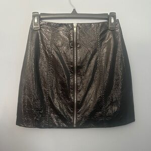 Contemporary Forever 21 Faux-Leather Mini Skirt